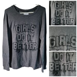 Lauren Moshi Girls Do It Better "sweater"
